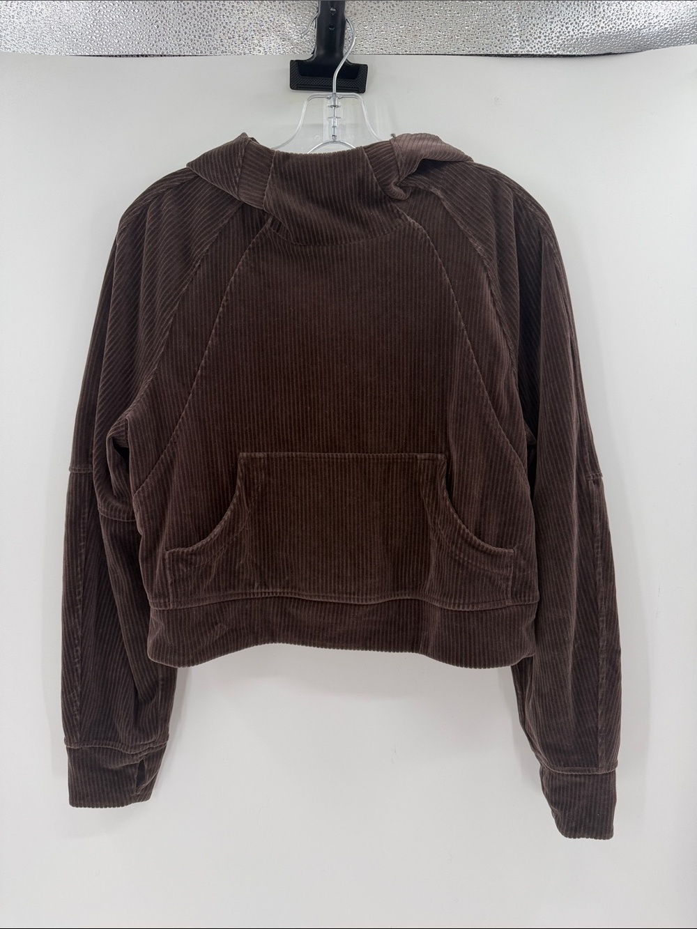 Lululemon Women's Scuba Oversized Hoodie - Velvet Cord - Espresso - XS/S